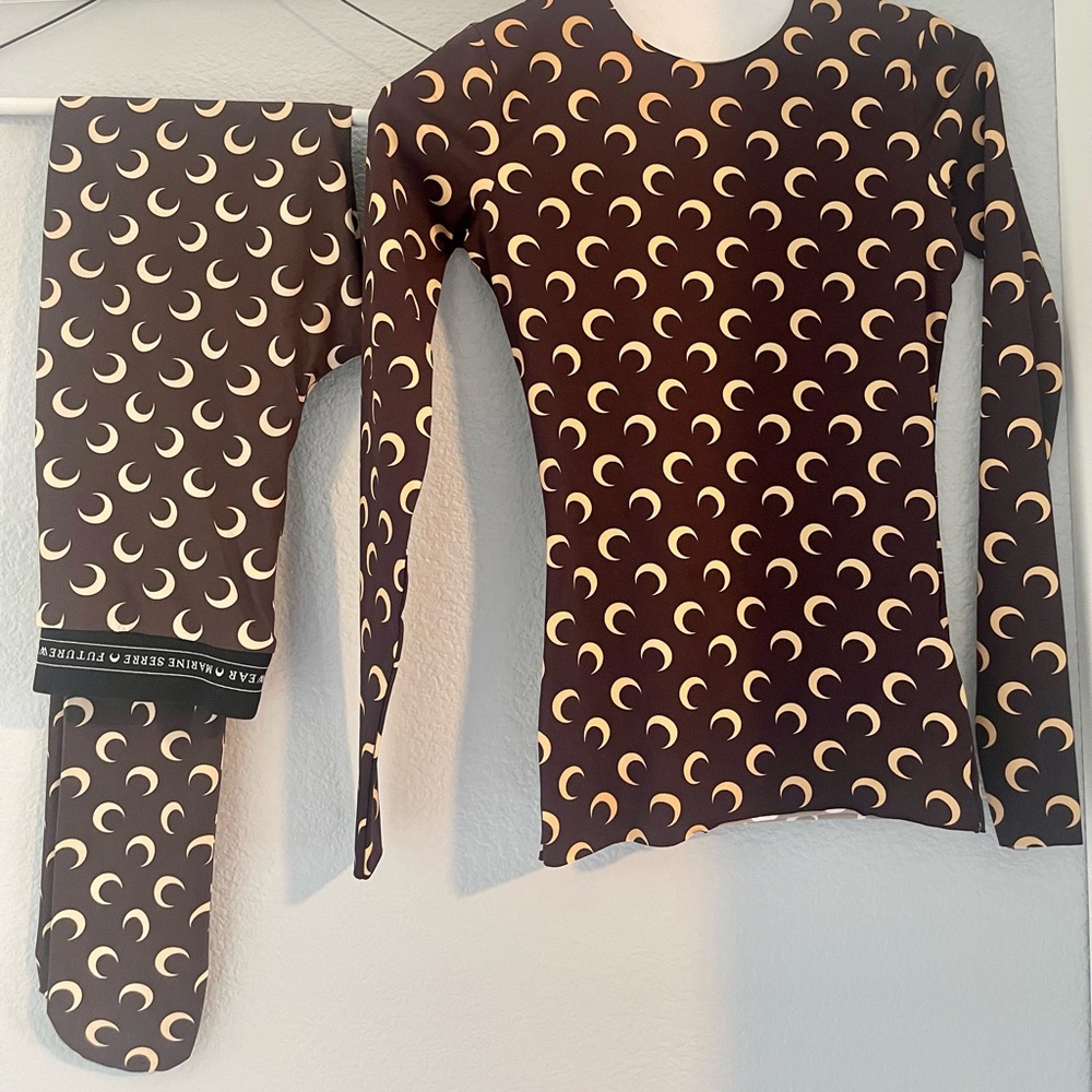 Marine Serre 2 piece Top & Bottom - Picture 3 of 7
